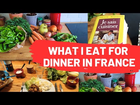 What I EAT in FRANCE | Typical French MEALS + French Blanquette recipe