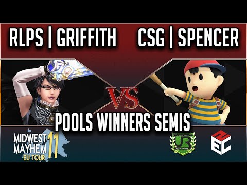 Midwest Mayhem 11 POOLS WINNERS SEMIS - RLPS | Griffith (Bayonetta) vs CsG | Spencer (Ness)