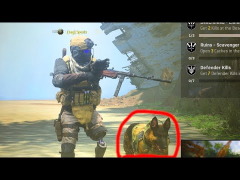 YouTube video about: How to get dog in warzone?