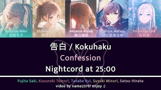 Cover art for Confession/Kokuhaku