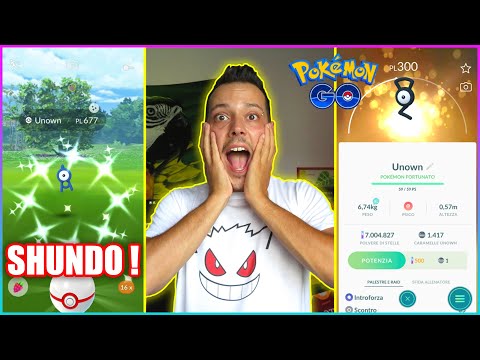 UNOWN SHINY 100% IV! *SHUNDO* - Pokémon GO ITA