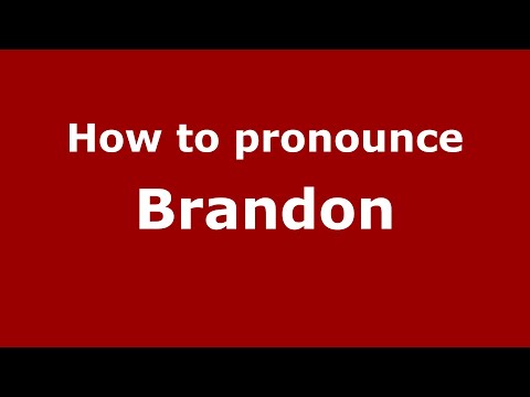 How to pronounce Brandon (English/UK) - PronounceNames.com