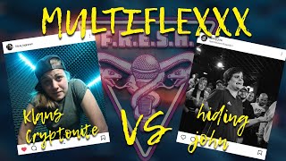 Klaus Cryptonite vs Hiding John / FRESH - dem Battlerap / Köln / MultiFleXXX (Mixed Gender Battle)