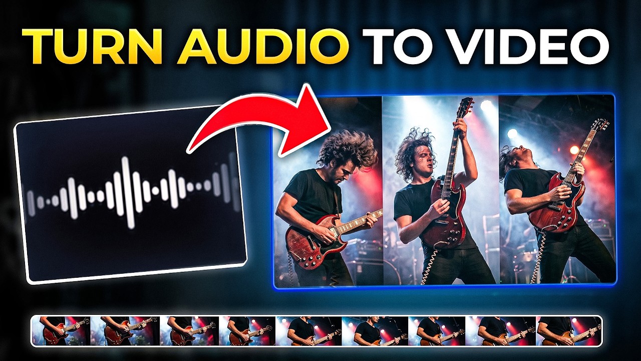 How to Turn Any Audio Into Video With Magic Hour AI