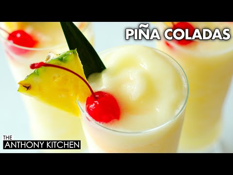 How To Make THE BEST Pina Coladas