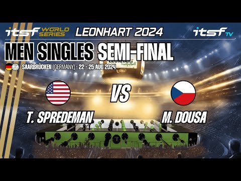 T. Spredeman vs M. Douša - Men Singles - Semi-Final - ITSF World Series Leonhart 2024