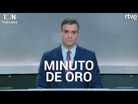 MINUTO DE ORO DE PEDRO SÁNCHEZ | Debate a cinco en RTVE