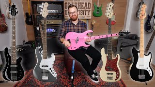Video thumbnail for Comparing 5 Basses Under $250! by Patrick Hunter