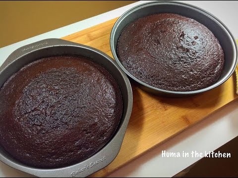 Chocolate Cake Recipe Easy-From Scratch by (HUMA IN THE KITCHEN) Video