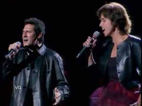 MIGUEL RÍOS y ANA BELÉN España camisa blanca VG