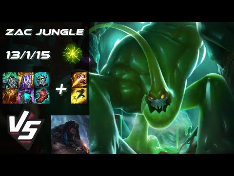 JUNGLE Zac vs Udyr - EU Challenger Patch 14.24