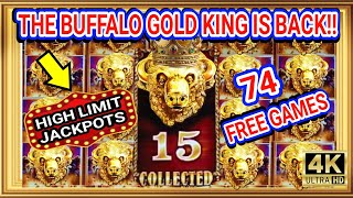 💰Omg!! EPIC 15 HEADS COLLECTED at Buffalo Gold Slot with 74 free games