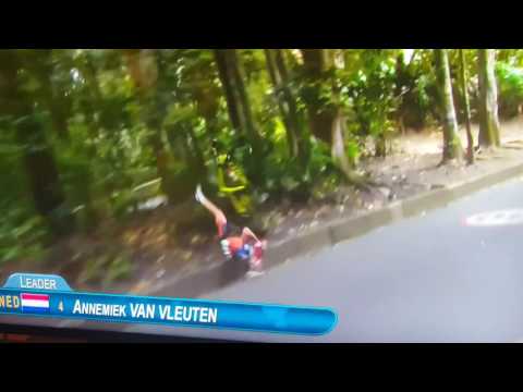 Annemiek van Vleuten suffers horrific crash in Olympic women’s road race
