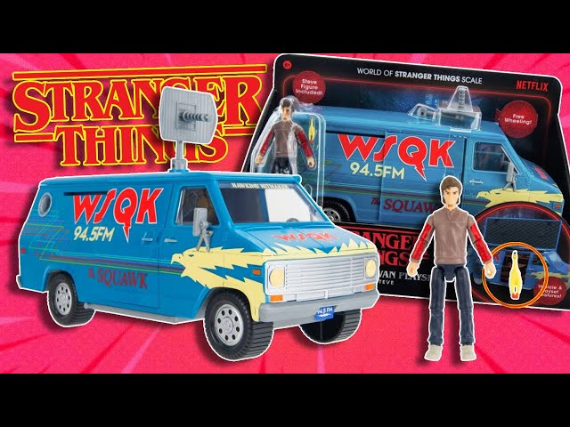 Vídeo relacionado con Jazwares Stranger Things Playset de la Furgoneta WSQK de Stranger Things - Vehículo de 20 cm con Luces y Sonidos más Figura de 10 cm con Accesorios