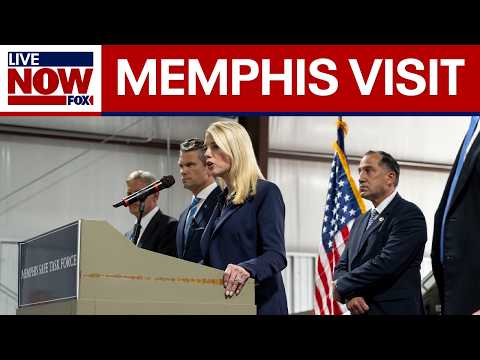 Video | Memphis crackdown: Bondi, Hegseth rally troops as part of crime task force