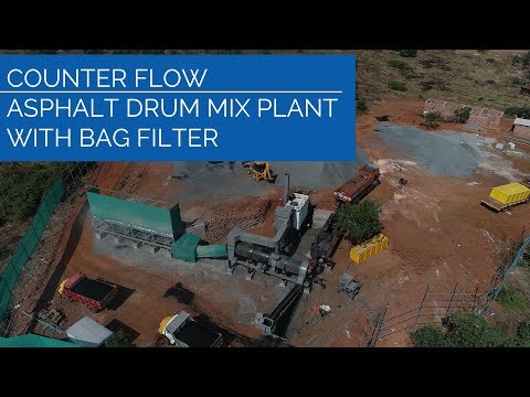 Counterflow Asphalt Mixer for Road Construction