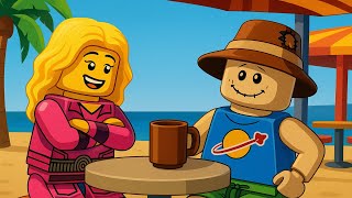 Lilly and Scarcrow go to beach restaurant 