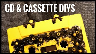 Cassette and CD DIYs - Craft Tutorials!