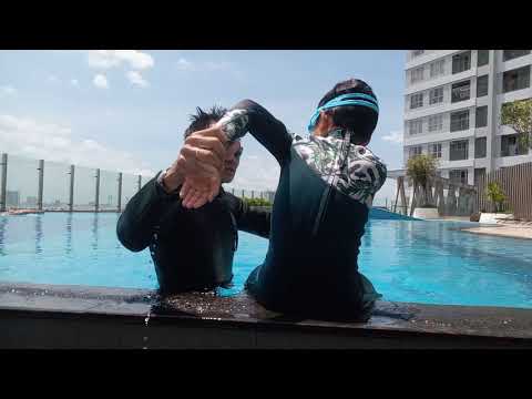 16th Lesson - Niko Learning the Front Crawl on the 26 March 2021