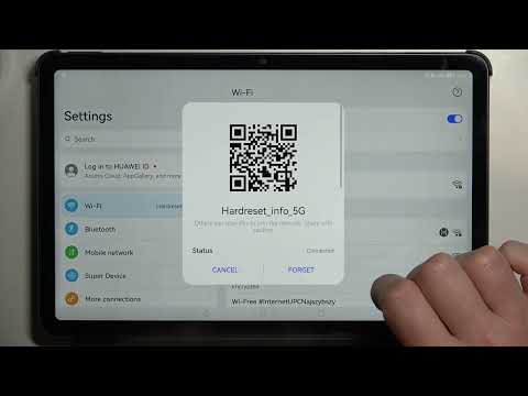 Huawei MatePad 10.4 2022: Cómo compartir la contraseña del wifi