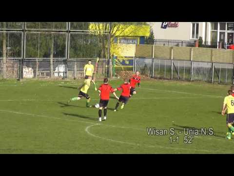 V Liga 20k. Wisan Skopanie - Unia Nowa Sarzyna 2-2 - Bramki 09.04.2017r.