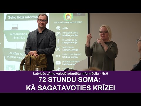 Nr. 6 “72 stundu soma: kā sagatavoties krīzei”