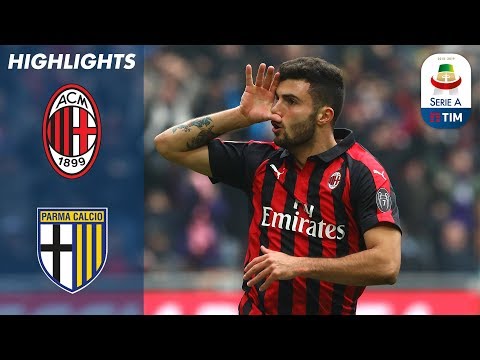Video highlights della Milan vs Parma (2 a 1) - Giornata 14 - Fantacalcio e fantamedie