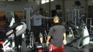 Portland Trailblazer's point guard works with Bob Medina on the Shuttle Balance.