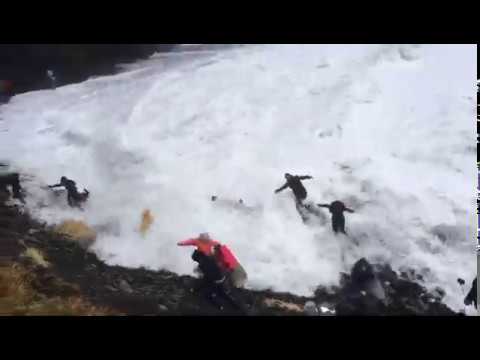 'Idiots': No Sympathy From Bystander as Waves Topple Tourists on Iceland Beach