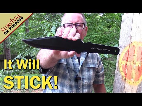 Cold Steel Jack Dagger Thrower - Throwing Knife Review