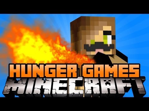 Minecraft CATCHING FIRE Hunger Games w/ kricken and Graser10