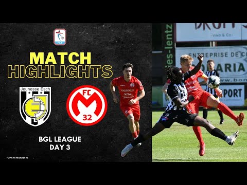 BGL Ligue Match Highlights | Day 3: Jeunesse Esch 0:1 FC Mamer 32