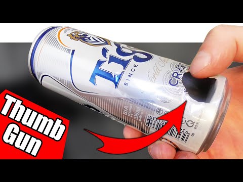 Top 3 Ways How To Thumb Gun a Beer or Soda can - Shotgun with your finger | Learning