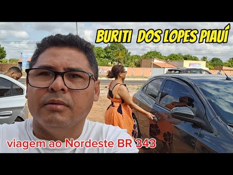 VIAGEM DE SP AO NORDESTE DE CARRO # BURITI DOS  LOPES  PIAUÍ  BR 343