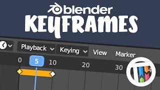 Keyframe Animation Basics Tutorial - Blender 2.8 Eevee /w Keyframe Color & Types