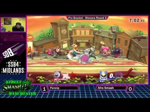 Parsnip (Meta Knight) vs AfroSmash (Samus) - Smashton: The Big Bang - Pro Bracket WR2