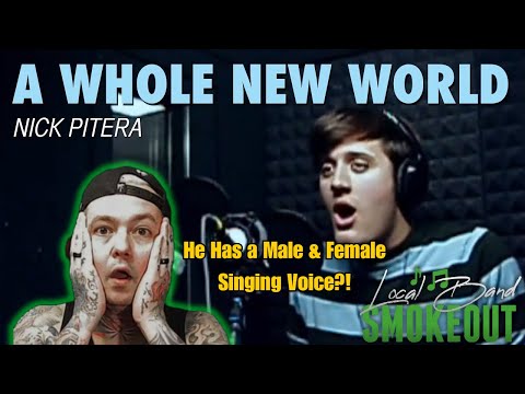 FIRST TIME HEARING Nick Pitera - A Whole New World ( Reaction / Review )