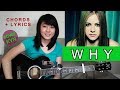 Avril Lavigne - Why (acoustic cover KYN) + Chords + Lyrics