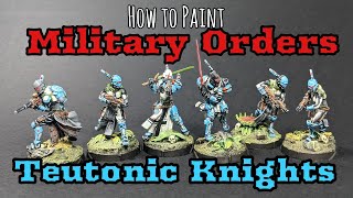 How to Paint: Panoceania Military Orders starter pack in Teutonic Knights paint scheme