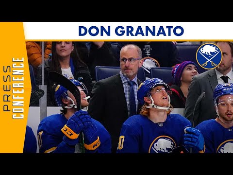 Don Granato Following a 5-1 Victory Over the Maple Leafs ' Buffalo Sabres