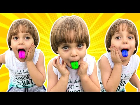 Brincadeiras de criança em dose dupla (Quem pegou meu picolé?)- Brincando com Rafinha