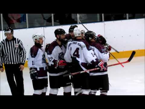 Hluboká n.Vltavou Knights - Humpolec 13:3, 2016-17 (gól Romana Rákosníka)