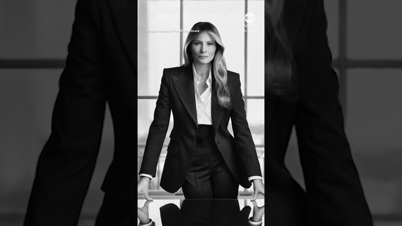 White House releases official portrait of first lady Melania Trump