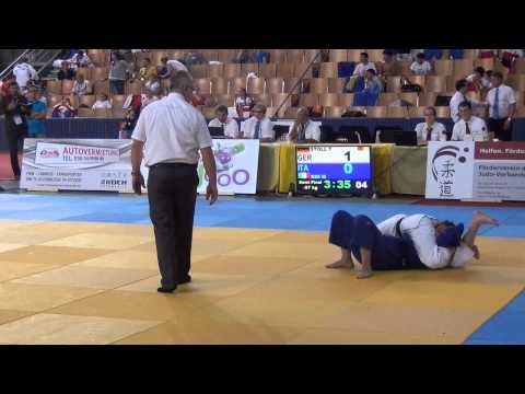 ECJ Berlin 2014  -57 kg Semi-Final Stoll (GER) - Boi (ITA)