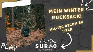 MEIN WINTER RUCKSACK! | Mil-Tec Recom 88 Liter |