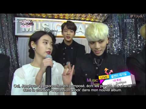 [VOSTFR] 251013 IU & SHINee - Backstage @ KBS Music Bank