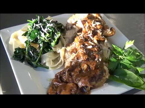 How to Make Stuffed Chicken Marsala in the Dutch Oven