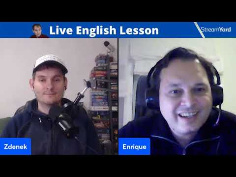 Live English Lesson N°27 with Enrique 29/12/2021 || Conversation || Feedback || Dogme