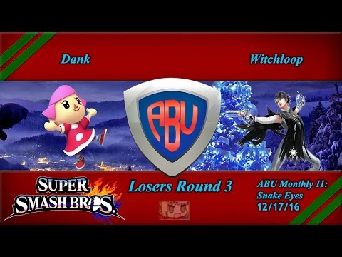 ABU 11: Dank (Villager) vs. Witchloop (Bayonetta) - SSB4 Singles