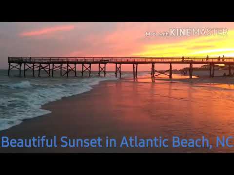 Beautiful Sunset Atlantic Beach NC, USA ❤️